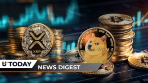 XRP Volume Up 77% After $485 Million Crypto Liquidations, Dogecoin Eyes Golden Cross vs. Bitcoin, Buterin Sells Ethereum Again — U.Today Crypto Digest