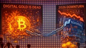 Digital Gold Is Dead: The Institutional Architecture Binding Bitcoin To The Nasdaq In The 2026 Downturn