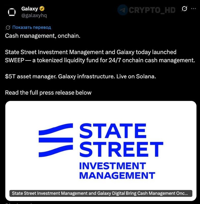 State Street Galaxy Digital Solana fund: Key Insights