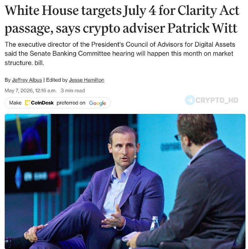 US Congress Crypto Regulation Act July 2026: Key Rules