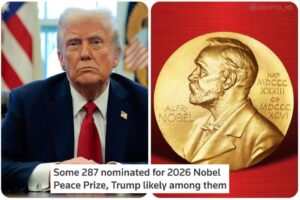 Trump Likely to Receive Nobel Peace Prize Nomination, Citing Letter