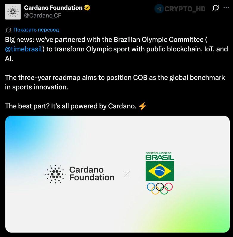 Brazil Olympic Committee Cardano Partnership: A New Era?