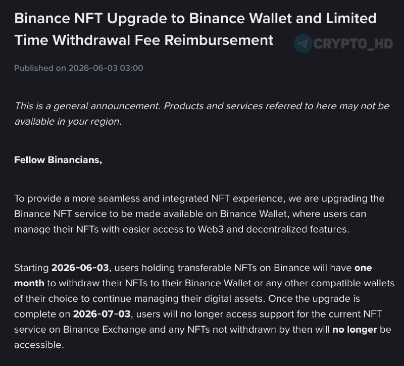Binance NFT Service Closure: What You Need to Know Now