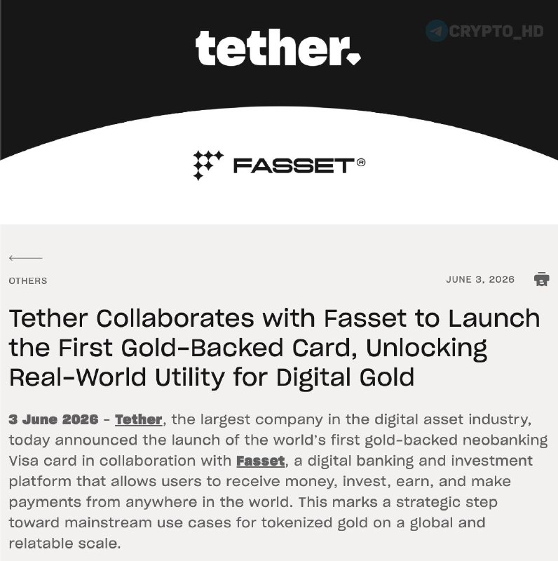 Tether Gold Cashback Visa Card: Earn XAUT Rewards!