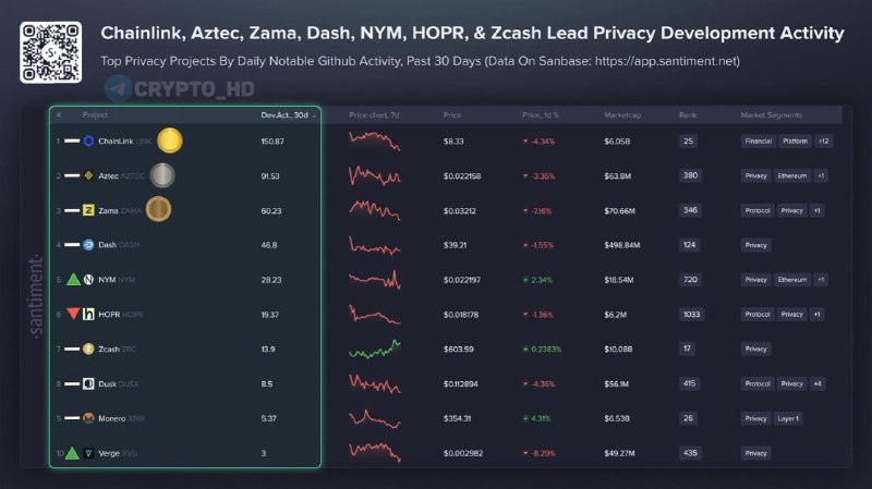 Boost Your Privacy: Unpacking Privacy Crypto Developer Activity