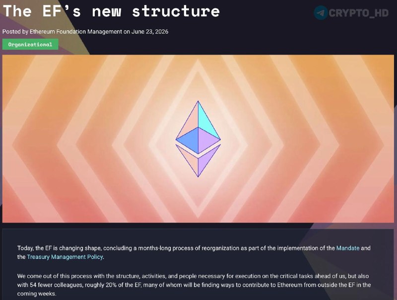 Ethereum Foundation Staff Cuts: What It Means for ETH's Future