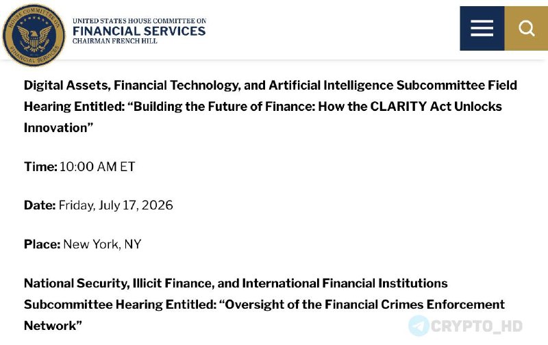 US House Crypto Hearing: What It Means for Your Digital Assets