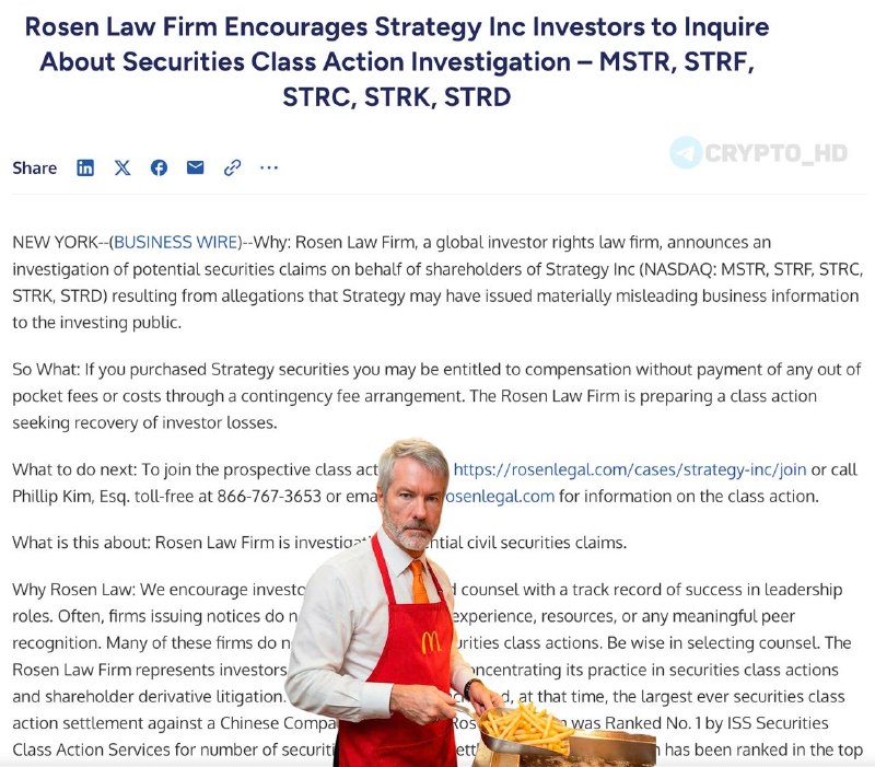 Michael Saylor Lawsuit: MicroStrategy Securities Under Scrutiny