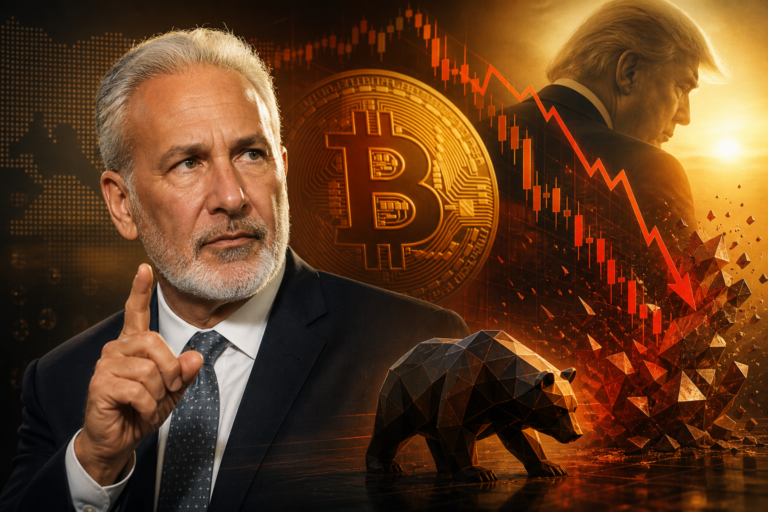 Peter Schiff’s Grim Forecast: Microstrategy’s Bitcoin Gamble Nears Dangerous Limits