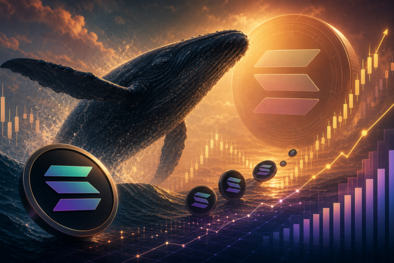 Crypto Whales Amass Over 200,000 SOL as Solana Eyes Breakthrough to Top 4 Cryptos