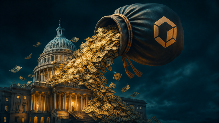 Crypto Firms Lead 2026 Election Donations: $189M ‘Legalized Bribery!’