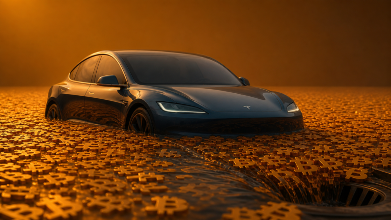 CHART: Tesla’s BTC Holdings Plummet by Two-Thirds