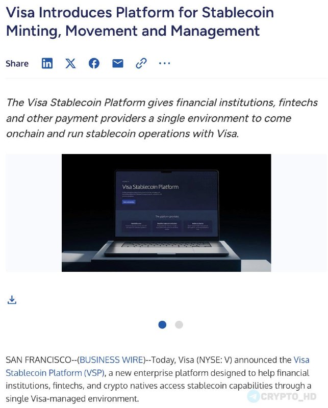 Visa Stablecoin Platform Launch: Revolutionizing Payments