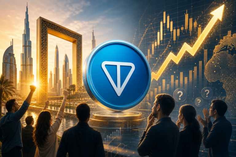 TON Surges on UAE Golden Visa News; Crypto Community Reacts With Excitement and Doubt